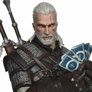 Geralt Playing Gwent