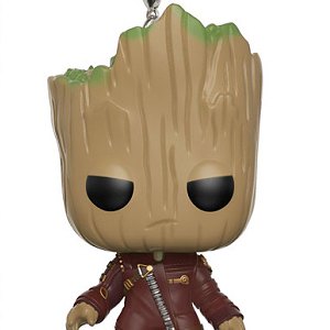 Groot With Jumpsuit Pop! Keychain