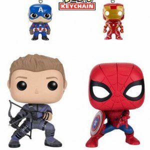 Pop! Vinyls And Keychains 4-PACK