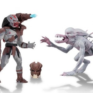 Predator Berserker And Alien Neomorph Retro 2-SET