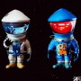 2001-A Space Odyssey: Astronaut Silver And Blue Defo-Real 2-SET