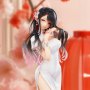 Healing-Type Lady White Chinese Dress (Mai Okuma)
