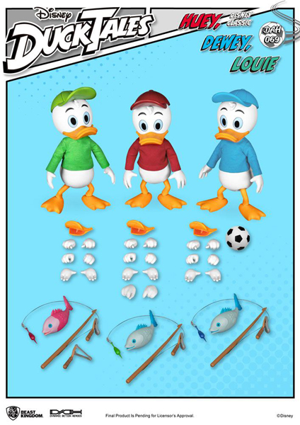 Ducktales Huey Dewey And Louie 3 Pack Figurky A Sošky Fate Gate