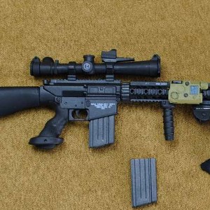 MK11 MOD0 Rifle Sniper Version Black (studio)