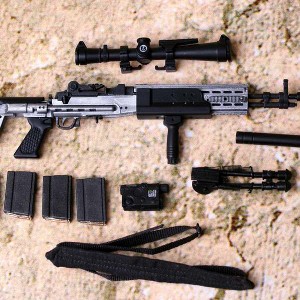 MK14 MOD0 Rifle Sniper Version Silver (studio)