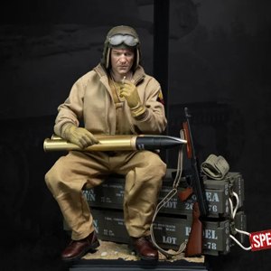 US 2nd Armored Division Private Sherman Tank Loader Grady 'Coon-Ass' Travis Special Edition