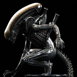 Alien Big Chap - crouching (Sideshow) (studio)
