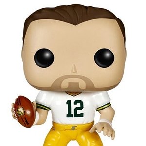 Aaron Rodgers Packers White-Yellow Dress Pop! Vinyl