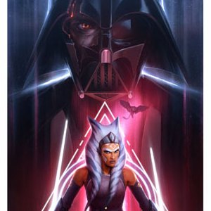 Ahsoka Tano Between Worlds Art Print (Darren Tan)