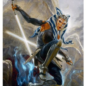 Ahsoka Tano Hanging In Balance Art Print (Heather Edwards)