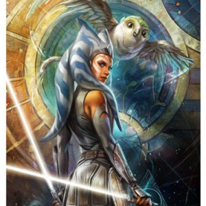 Ahsoka Tano & Morai Old Friends Art Print (Ian MacDonald)