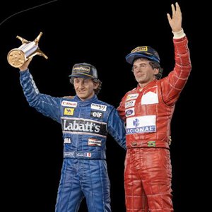 Alain Prost & Ayrton Senna Last Podium 1993 Deluxe