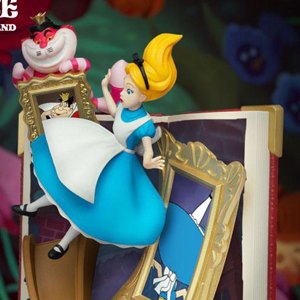 Alice In Wonderland Story Book D-Stage Diorama New