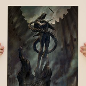 Alien Internecivus Raptus Art Print (Jon Foster)