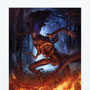 Alien Queen Art Print (R. J. Palmer)