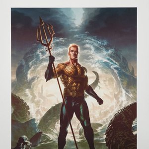 Aquaman Art Print (Fabian Schlaga)
