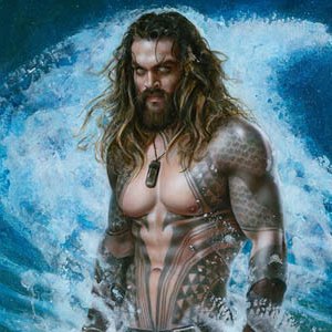 Aquaman Permission To Come Aboard Art Print (Olivia De Berardinis)