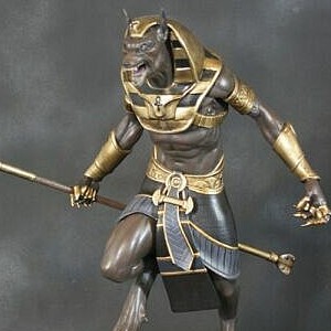 Anubis Egyptian God Black (studio)