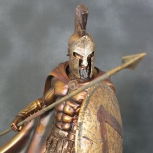 Leonidas "Come And Get Them!" Faux-Bronze (studio)