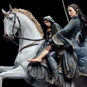 Arwen And Frodo On Asfaloth