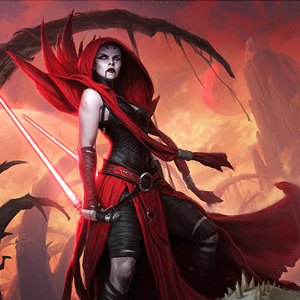 Asajj Ventress Ascension Art Print (Darren Tan)