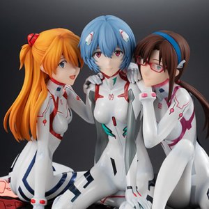 Asuka, Rei & Mari Newtype Cover