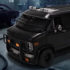 A-Team GMC Van Black (Raider)