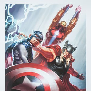 Avengers Trinity Art Print (Alex Pascenko)
