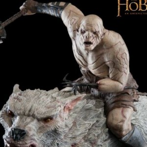 Azog The Defiler On Warg (studio)