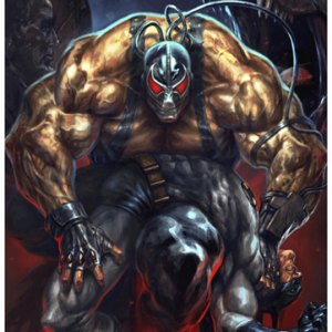 Bane Man Who Broke Bat Art Print (Richard Luong)