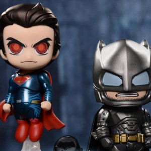 Batman Armored And Superman Cosbaby 2-SET