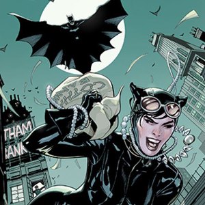Batman & Catwoman Getaway Art Print (Terry & Rachel Dodson)