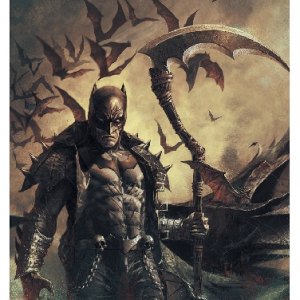 Batman Dark Nights-Death Metal Art Print (Marco Mastrazzo)