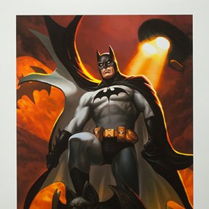 Batman Justice League Trinity Art Print (Alex Pascenko)