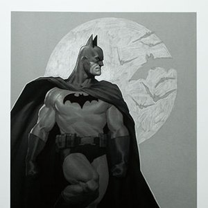 Batman Sentinel Of Gotham Art Print (Ariel Olivetti)