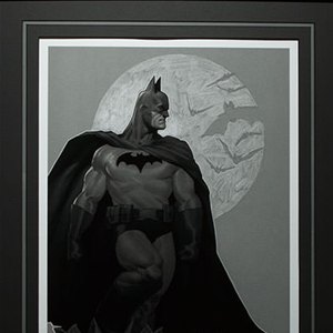 Batman Sentinel Of Gotham Art Print Framed (Ariel Olivetti)