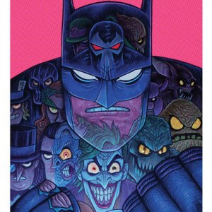 Batman & The Rogues Gallery Art Print (Dan Hipp)