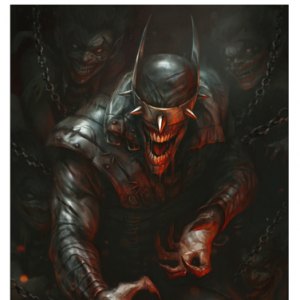 Batman Who Laughs Art Print (Richard Luong)