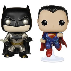 Batman And Superman Metalic Pop! Vinyl (Toys'R'Us)