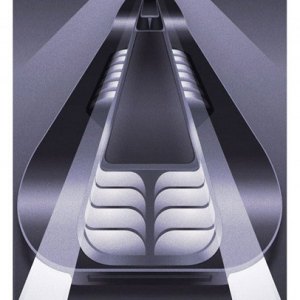 Batmobile Animated Series Art Print (Fabled Creative)