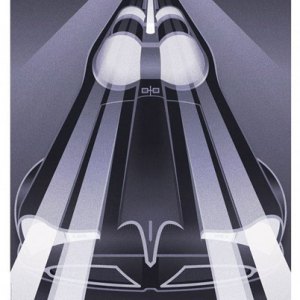 Batmobile Classic TV Series Art Print (Fabled Creative)