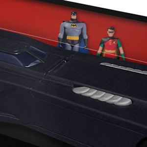 Batmobile With Batman And Robin Bendable