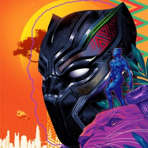 Black Panther Long Live The King Art Print (Doaly)