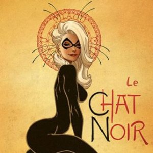 Le Chat Noir-The Black Cat Art Print (J. Scott Campbell)