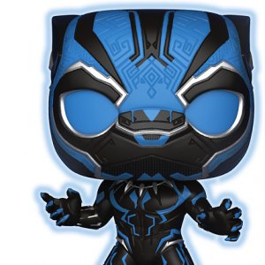 Black Panther Blue Glow Pop! Vinil (Walmart)