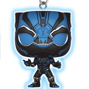 Black Panther Blue Glow Pop! Keychain
