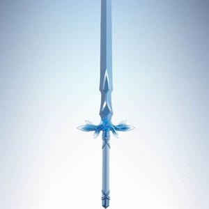 Sword Blue Rose