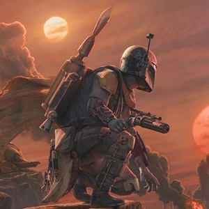 Boba Fett Dead Or Alive Art Print (Jerry Vanderstelt)