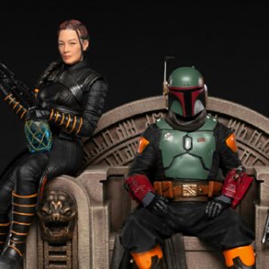 Boba Fett & Fennec Shand On Throne Deluxe