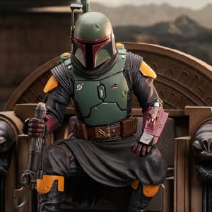 Boba Fett On Throne Premier Collection